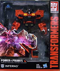 HASBRO TRANSFORMERS GENERATIONS POWER OF THE PRIMES VOYAGER CLASS INFERNO